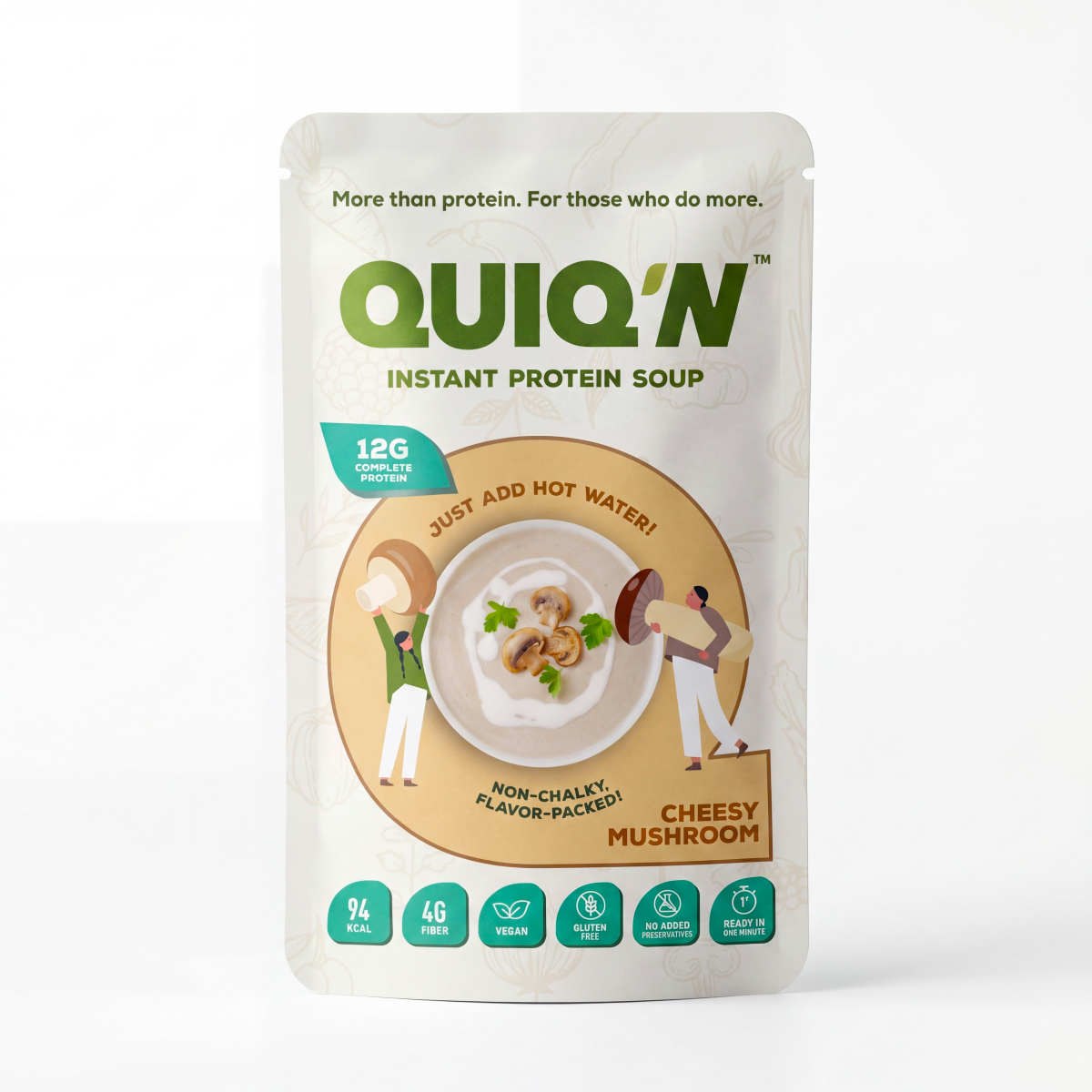 Cheesy Mushroom Protein Soup (Pack of 6)