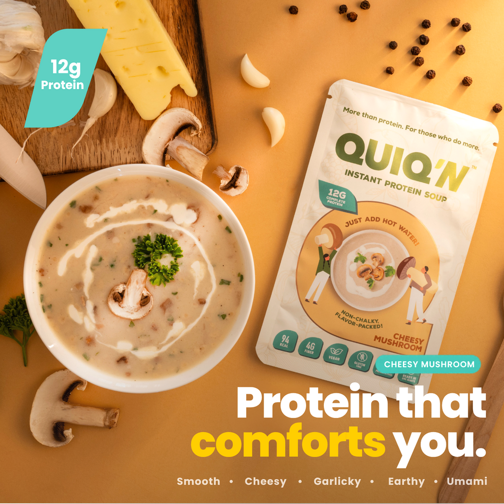 Cheesy Mushroom Protein Soup (Pack of 6)