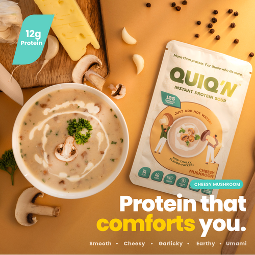 Cheesy Mushroom Protein Soup (Pack of 6)