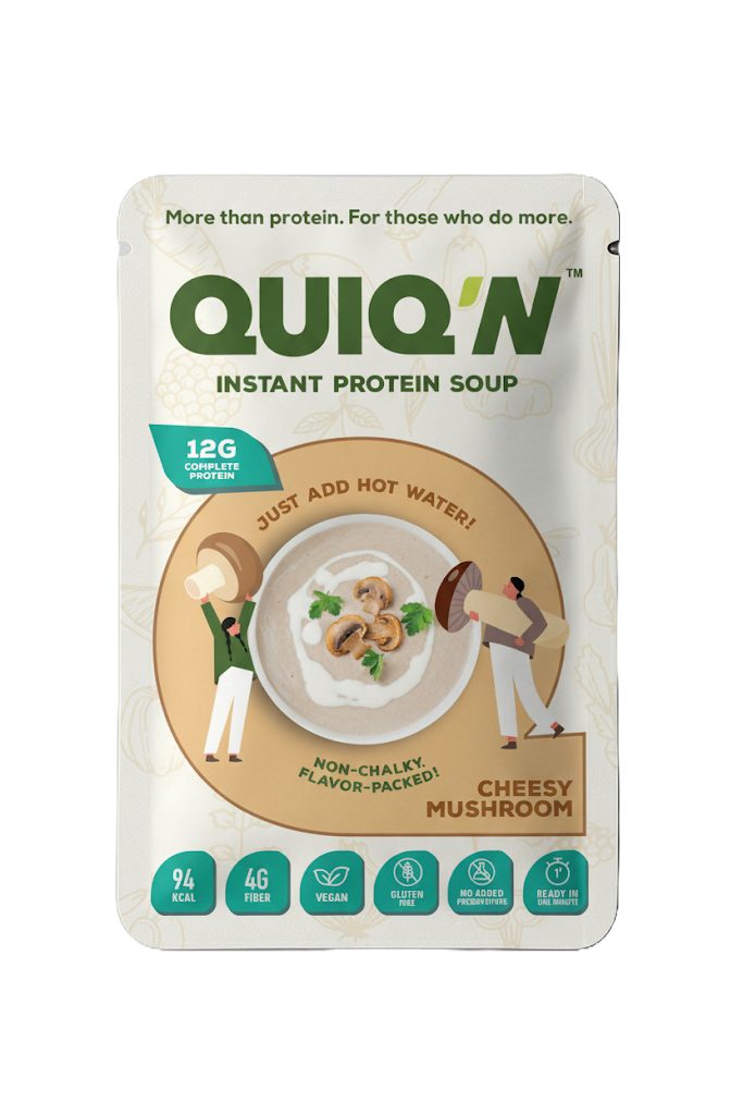 Quiq'N Instant Protein Soup Cheesy Mushroom