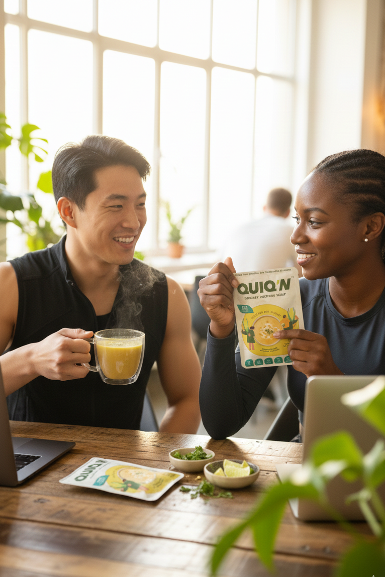 Quiq'N Instant Protein Soup Creamy Sweet Corn