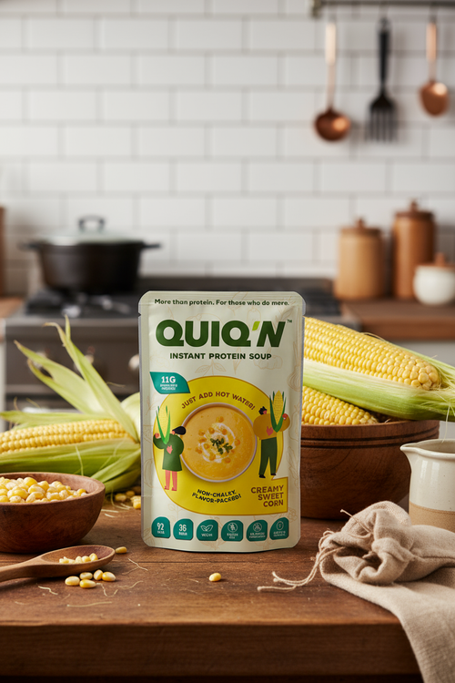 Quiq'N Instant Protein Soup Creamy Sweet Corn