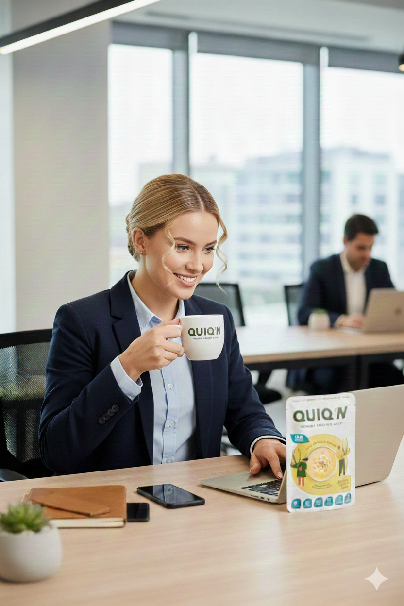 Quiq'N Instant Protein Soup Creamy Sweet Corn